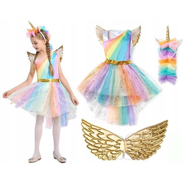 STRÓJ JEDNOROŻEC SUKIENKA UNICORN PONY