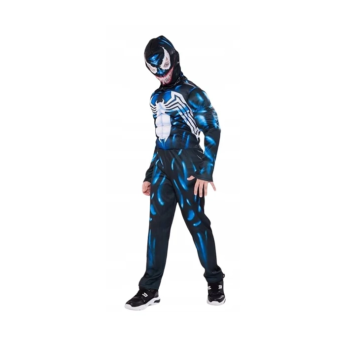 VENOM STRÓJ PRZEBRANIE MASKA MIĘŚNIE