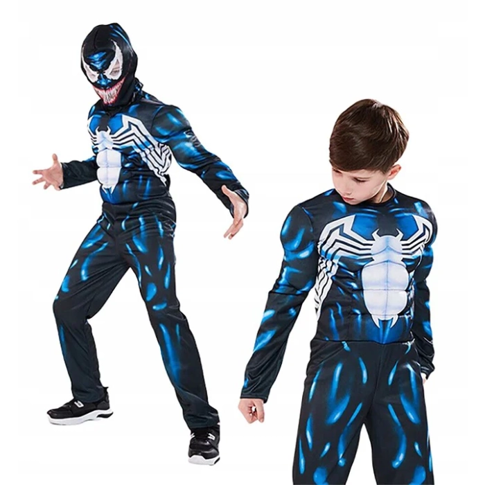 VENOM STRÓJ PRZEBRANIE MASKA MIĘŚNIE