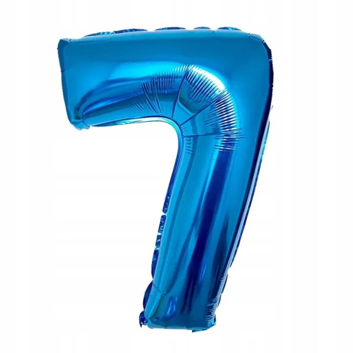 ZESTAW BALONÓW URODZINOWYCH SUPER MARIO LUIGI BALON CYFRA 7