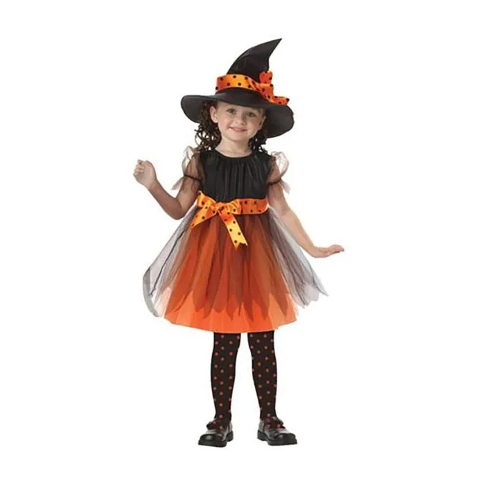 CZAROWNICA STRÓJ SUKIENKA KAPELUSZ HALLOWEEN