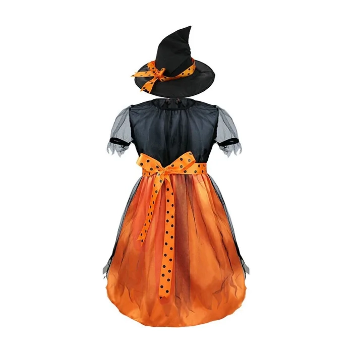 CZAROWNICA STRÓJ SUKIENKA KAPELUSZ HALLOWEEN