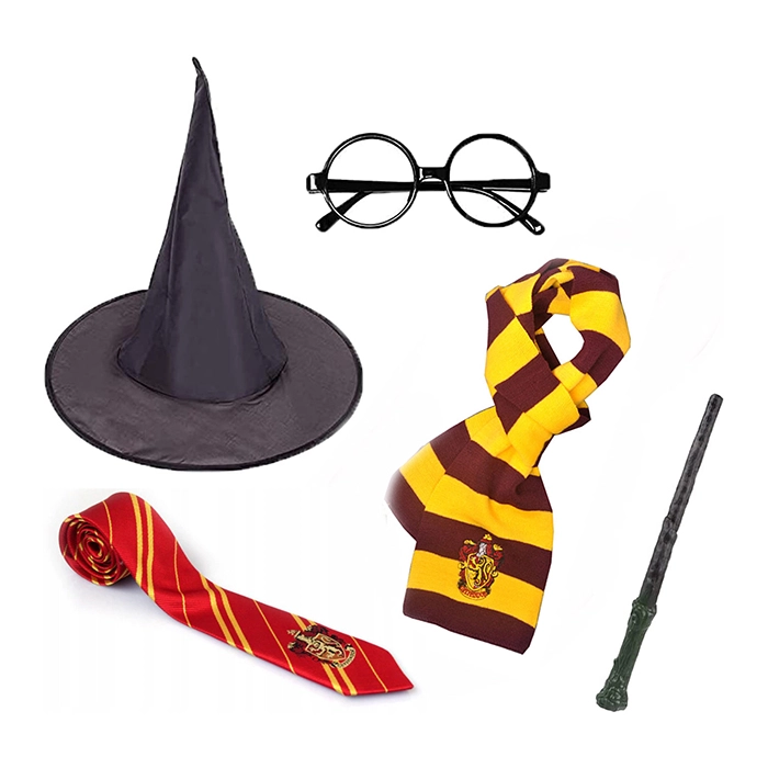 HARRY POTTER STRÓJ CZARODZIEJ 6W1 ZESTAW