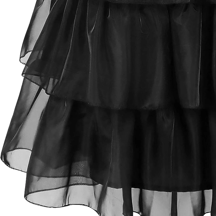 WEDNESDAY ADDAMS STRÓJ SUKIENKA PERUKA BALON